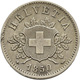 Delcampe - Schweiz: Lot 5 Stück; 2 Franken 1860, 1 Franken 1861, 1/2 Franken 1850, 20 Rappen 1859, 10 Rappen 18 - Andere & Zonder Classificatie