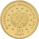 Deutschland - Anlagegold: 4 X 20 Euro 2011 Buche (D,F,F,F), Serie Deutscher Wald. In Original Kapsel - Allemagne