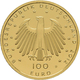 Deutschland - Anlagegold: 100 Euro 2012 Dom Zu Aachen (D - München), In Originalkapsel Und Etui, Mit - Allemagne