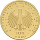 Deutschland - Anlagegold: 4 X 100 Euro 2012 Dom Zu Aachen (A,A,J,J), In Originalkapsel Und Etui, Mit - Allemagne