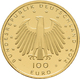 Deutschland - Anlagegold: 5 X 100 Euro 2012 Dom Zu Aachen (A,D,F,J,J), In Originalkapsel Und Etui, M - Allemagne