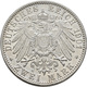 Sachsen-Meiningen: Georg II. 1866-1914: 2 Mark 1901 D, Jaeger 149, Kl. Kratzer, Sonst Vorzüglich. - Taler En Doppeltaler