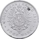 Württemberg: Aluminiumprobe - Zwei Rückseiten Einer 5 Mark Münze 1876/1895; 38 Mm, 5,96 G, Aus Dem B - Taler Et Doppeltaler