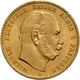 Preußen: Wilhelm I. 1861-1888: 10 Mark 1872 A, Jaeger 242, Gold 900/1000, 3,97 G, Winz. Randfehler, - Gouden Munten