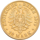 Preußen: Wilhelm I. 1861-1888: 10 Mark 1879 A, Jaeger 245, 3,92 G, Gold 900/1000, Sehr Schön-vorzügl - Gouden Munten