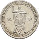Weimarer Republik: Lot 2 Stück; 5 Reichsmark 1925 D Und 3 Reichsmark 1925 A, Rheinlande, Jaeger 321, - Autres & Non Classés