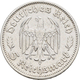 Drittes Reich: Lot 2 Münzen: 2 Reichsmark 1934 F, Schiller, Jaeger 358, Sehr Schön Und 5 Reichsmark - Andere & Zonder Classificatie