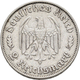 Drittes Reich: Lot 2 Münzen: 2 Reichsmark 1934 F, Schiller, Jaeger 358, Sehr Schön Und 5 Reichsmark - Autres & Non Classés