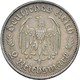 Drittes Reich: Lot 2 Münzen: 2 Reichsmark 1934 F, Schiller, Jaeger 358, Sehr Schön Und 5 Reichsmark - Autres & Non Classés