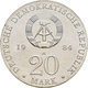 DDR: 20 Mark 1984, Händel, Jaeger 1595, Feine Kratzer, Vorzüglich. - Autres & Non Classés