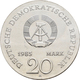 DDR: 20 Mark 1985, Ernst Moritz Arndt, Jaeger 1605, Stempelglanz. - Autres & Non Classés