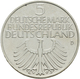 Bundesrepublik Deutschland 1948-2001: 5 DM 1952 D, Germanisches Museum, Jaeger 388, Feine Kratzer, F - Andere & Zonder Classificatie