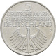 Bundesrepublik Deutschland 1948-2001: 5 DM 1952 D, Germanisches Museum, Jaeger 388, Vorzüglich. - Andere & Zonder Classificatie