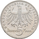 Bundesrepublik Deutschland 1948-2001: 5 DM 1955 F, Friedrich Schiller, Jaeger 389, Feine Kratzer, Se - Sonstige & Ohne Zuordnung