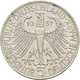 Bundesrepublik Deutschland 1948-2001: 5 DM 1957 J, Freiherr Von Eichendorff, Jaeger 391, Kratzer, Se - Andere & Zonder Classificatie