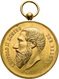 Medaillen Alle Welt: Belgien, Stadt Zele: Bronzemedaille 1900, Vergoldet, Signiert "H. Ft.", Preisme - Non Classés