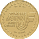 Medaillen Alle Welt: Singapur: Goldmedaille 1981, VICTORIA MEMORIAL HALL, Gold 999,9, 27,89 Mm, 15,5 - Zonder Classificatie