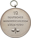 Medaillen Deutschland: 19. Deutsches Bundes-Schießen 1930 In Köln: Lot 4 Medaillen; Silbermedaille 1 - Autres & Non Classés
