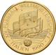 Medaillen Deutschland: Deutschland - Fußball-Weltmeister 1990. Goldmedaille 9,75 G Aus 999,9/1000 Go - Andere & Zonder Classificatie