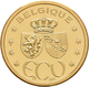 Medaillen - ECU: Lot 4 Goldmedaillen ECU, Dabei: Großbritannien (Britannia) Belgien, Frankreich Und - Autres & Non Classés
