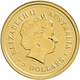 Delcampe - Alle Welt  - Anlagegold: Lot 13 Goldmünzen Alle Welt; Australien: 5 Dollars 2002 (Fein 1,55 G), 5 Do - Andere & Zonder Classificatie