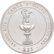 West Samoa: 25 Tala 1987, America's Cup - Perth Australia, Silber 999/1000, 155,5 G, KM#67, Polierte - Samoa