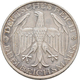 Weimarer Republik: Lot 4 Stück; 3 Reichsmark 1927 A, 1929 A Waldeck, 1930 A Zeppelin, 1931 A Vom Ste - Andere & Zonder Classificatie