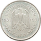Weimarer Republik: Lot 4 Stück; 3 Reichsmark 1927 A, 1929 A Waldeck, 1930 A Zeppelin, 1931 A Vom Ste - Sonstige & Ohne Zuordnung
