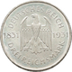 Weimarer Republik: Lot 4 Stück; 3 Reichsmark 1927 A, 1929 A Waldeck, 1930 A Zeppelin, 1931 A Vom Ste - Autres & Non Classés