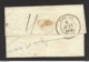 Seine Et Marne-Lettre-Cursive De Villeparisis-Cachet Claye-Boite Rurale - 1801-1848: Precursores XIX