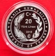 Turkey 20 Lira 2018 "Denizli Horozu - Rooster" Silver Ag PROOF - Turquie