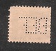 Perfin/perforé/lochung Switzerland No YT161 1921-1942 William Tell BEF  Banque De L'Etat De Fribourg - Perforés