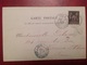 Cachet Arrivee Bleu La Varenne Saint Hilaire Sur Cpa POISSY 1901 - Matasellos Manuales