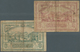 Albania / Albanien: Set Of 2 Notes 0.50 & 1 Frange ND P. S148, S151, Both Stronger Used With Folds A - Albanië