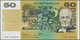 Australia / Australien: 50 Dollars ND(1973-94) P. 47e, Crisp Original With Bright Colors, Only 2 Min - Otros & Sin Clasificación