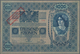 Austria / Österreich: 1000 Kronen 1920 P. 48 Stamped On 1000 Kronen 1902, Center And Horizontal Fold - Autriche