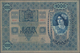 Austria / Österreich: 1000 Kronen 1920 P. 48 Stamped On 1000 Kronen 1902, Center And Horizontal Fold - Oesterreich