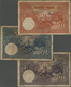 Belgian Congo / Belgisch Kongo: Set Of 13 Different Banknotes Containing 100 Francs 1955 P. 33 (F-), - Ohne Zuordnung