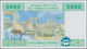 Cameroon / Kamerun: Set Of 5 Notes Central African States Containing 4x Cameroon (letter "U") 1000, - Kamerun