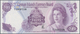 Cayman Islands: 40 Dollars L.1974 P. 9, Portrait QEII, S/N A/1 249758, With Picture Of "Pirates Week - Kaimaninseln