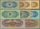 China: China Peoples Republic Set With 9 Banknotes Series 1953 With 1, 2, 5 Fen, 1 And 5 Jiao, P.860 - China