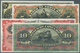 Costa Rica: Set Of 4 Notes Containing 5 Pesos 1899 Remainder P. S163 (UNC), 5 Colones ND Remainder P - Costa Rica