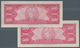 Cuba: Set Of 2 Notes 500 Pesos 1950 P. 83, Both In Similar Condition With Light Folds And Handling I - Kuba