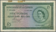Cyprus / Zypern: Pair With 1 And 5 Pounds 1955, P.35, 36, Both In Well Worn Condition. 1 Pound With - Zypern