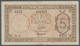 Djibouti / Dschibuti: 5 Francs ND(1945), P.14, Tiny Margin Split At Lower Border, Some Folds And Lig - Djibouti