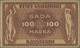 Estonia / Estland: Highly Rare Pair Of The 100 Marka 1919, One Without "Seeria" And Watermark: Horiz - Estonia