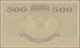 Estonia / Estland: 500 Marka ND(1920-21), Without "Seeria", P.49a, Highly Rare Banknote In Excellent - Estland