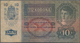 Fiume: 10 Corone 1915 (1920) With Round Handstamp With Savoyan Arms, P.S108b, Several Folds, Lightly - Andere - Europa