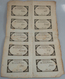 France / Frankreich: Uncut Sheet Of 10 Pcs. 5 Livres 10. Brumaire L'an 2ème (31.10.1793), P.A76 With - Sonstige & Ohne Zuordnung