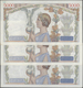France / Frankreich: Set Of 3 CONSECUTIVE Notes 5000 Francs "Victoire" 1939 P. 97, S/N 06543291 & -3 - Andere & Zonder Classificatie